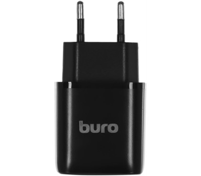 СЗУ BURO Сетевое зарядное устройство BUWG1, USB-A, 18Вт, 3A, черный [buwg18p100bk]