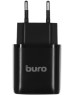 СЗУ BURO Сетевое зарядное устройство BUWG1, USB-A, 18Вт, 3A, черный [buwg18p100bk]