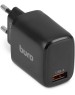 СЗУ BURO Сетевое зарядное устройство BUWG1, USB-A, 18Вт, 3A, черный [buwg18p100bk]