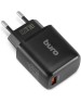 СЗУ BURO Сетевое зарядное устройство BUWG1, USB-A, 18Вт, 3A, черный [buwg18p100bk]