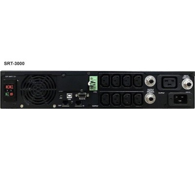 PowerCom Smart King RT SRT-3000A LCD ИБП {Line-Interactive, 3000VA / 2700W, Rack/Tower, IEC, Serial+USB, SmartSlot, подкл. доп. батарей} (1157690)
