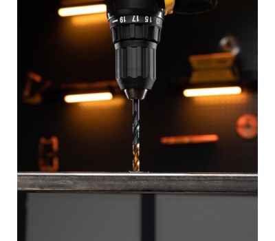 Сверло DENZEL Сверло по металлу, 6,5 мм, HSS-Tin, Golden Tip, 10 шт. 717216