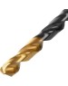 Сверло DENZEL Сверло по металлу, 6,5 мм, HSS-Tin, Golden Tip, 10 шт. 717216