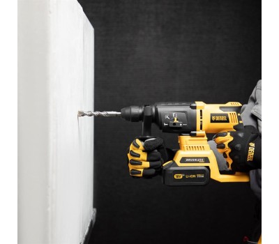 Бур DENZEL Бур по бетону, двойная спираль, три пылеотводящие кромки, 12 x 160 мм 705023