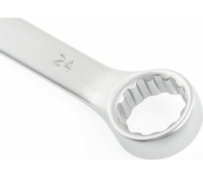 Ключ STELS Ключ комбинированный, 24 мм, CrV, матовый хром 15217