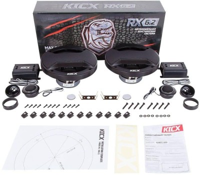 Автоакустика KICX Колонки автомобильные RX 6.2, 16 см (6.5 дюйм.), комплект 2 шт. [2011910]