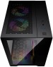 POWERCASE Корпус Корпус Vision Micro, Black, Tempered Glass, 4х 120mm 5-color fan, чёрный, mATX (CVBM-L4) (CVBM-L4) (202896)