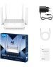 CUDY Wi-Fi роутер WR3000P, Wi-Fi 6, AX3000, 2.4/5ГГц, 1 LAN, 2xUSB, белый