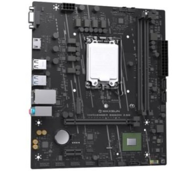 Материнская плата MAXSUN Материнская плата MS-Challenger B760M-F WIFI B760, LGA1700, 2*DDR4, 1*PCIEx16, 1*PCIEx1, 1*M.2, 6*USB3.2Gen1, 4*USB2.0, 3*SATA3.0, 1G, DP, HDMI, M-ATX, RTL