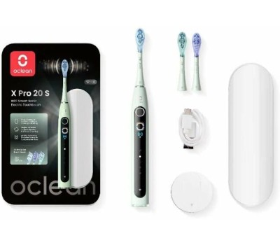 Зубная щетка электрическая OCLEAN Электрическая зубная щетка X Pro 20 Set, зеленый