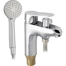 Смеситель для раковины BRIMIX 3545 Смеситель на раковину с переключением на душ , лейка , шланг и кронштейн в комплекте , ш