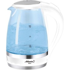 Чайник электрический ATLANTA ATH-2463 стекло белый