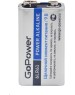 Элементы питания GOPOWER (00-00017863) 6LR61 BL1 ALKALINE 9V (1/10/240) Крона