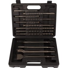 Бур KRANZ (KR-91-0409) Набор буров и долот SDS PLUS, 13 предметов