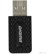 Адаптер Wi-Fi DIGMA DWA-AC1300C Black
