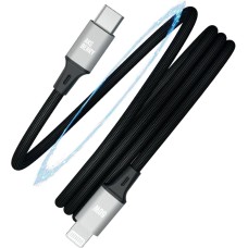 Кабель AKSBERRY (6900307870013) X164 Magnetic Type C - Lightning, черный