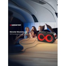 Колонка портативная MONSTER Musicbox Go (MS22132), чёрная