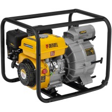 Мотопомпа DENZEL Мотопомпа бензиновая для грязной воды PX-80D7, 7 л.с., 3