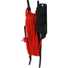 STARWIND Удлинитель силовой ST-PS3.20/B-16 3x1.0кв.мм 3розет. 20м ПВС 16A пласт.рамка оранжевый