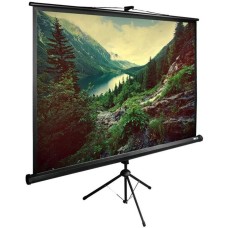 Экраны CACTUS Экран TriExpert CS-PSTE-220x220-BK, 220х220 см, 1:1, напольный черный