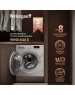 Стиральная машина WEISSGAUFF Встраиваемая стиральная машина Premium WMDI 6148D, с сушкой