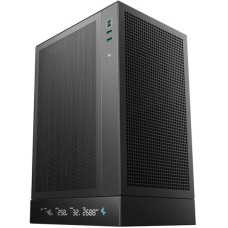 Корпус для ПК DEEPCOOL Корпус MiniTower CH170 Digital черный (mini-ITX, без БП, 2xUSB3.0+USB3.2, no fan) (R-CH170-BKNPI0D-G-1)