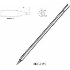 Жало ATTEN Аксессуары для пайки Жало со встроенным нагревателем , T990-D12