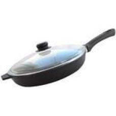 Камская посуда б6042 чугунная 260х40 со стеклянной крышкой