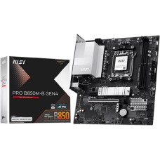 Материнская плата MSI Материнская плата PRO B850M-B GEN4 B850, AM5, 2*DDR5, 1*PCIEx16, 1*PCIEx1, 2*M.2, 1*TypeC, 4*USB3.2Gen1, 6*USB2.0, 4*SATA3.0, 2.5G, DP, HDMI, M-ATX, RTL