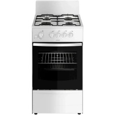 Плита газовая DARINA Газовая плита 1A GM341 005 W, газовая духовка, без крышки, сталь, белый