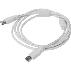 BURO Кабель USB A(m) USB A(f) 1.8м (USB2.0-AM-AF-1.8M-MG) феррит.кольца серый