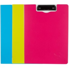 Планшет DELI Папка-планшет Rio EF75002 A4 пластик 2мм ассорти с крышкой