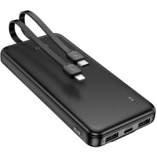 HOCO Внешний аккумулятор (Power Bank) J118, 10000мAч, черный