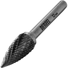 DENZEL Борфреза по металлу твердосплавная, параболическая заостренная, тип-G, 12 мм 72049