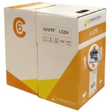 LANMASTER Кабель информационный LAN-6EUTP-HFLT-VI кат.6 UTP 4 пары 23AWG LSZH внутренний 305м фиолетовый