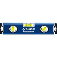 ЗУБР ПРОФЕССИОНАЛ-М, 230 мм, компактный усиленный магнитный уровень, Профессионал (34581-023)