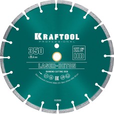 KRAFTOOL LASER-BETON 350 мм (25.4/20 мм, 10х3.2 мм), алмазный диск (36686-350)