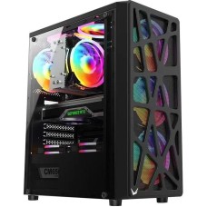 FORMULA Корпус Mana AR V2 черный без БП ATX 5x120mm 2xUSB2.0 1xUSB3.0 audio bott PSU