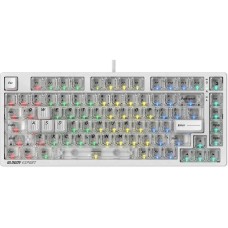 A4TECH Клавиатура Bloody MS76, проводная, USB, механическая, магнитная, белый