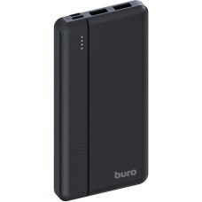 BURO Мобильный аккумулятор BP10A 10000mAh 10W 2A 2xUSB-A/USB-C черный (BP10A10PBK)