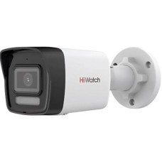 HIWATCH 6Мп IP-камера DS-I650M(C) (2.8mm) с EXIR-подсветкой до 30м и встроенным микрофоном IP Камера, цилиндрическая