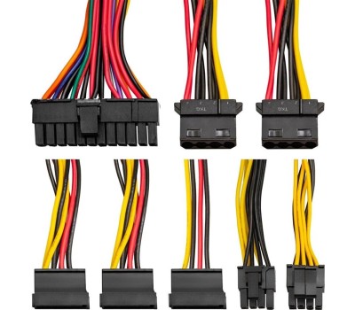 Блок питания EXEGATE 500W XP500, ATX, PC, black, 12cm fan, 24p+4p, 6/8p PCI-E, 3*SATA, 2*IDE, FDD (EX219463RUS)