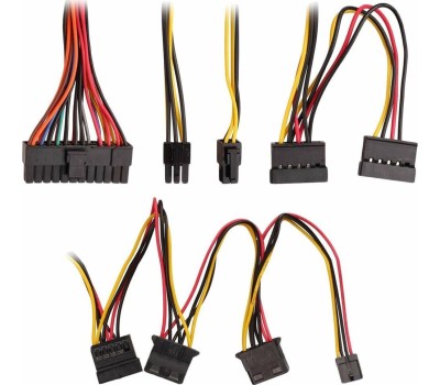 Блок питания EXEGATE 500W XP500, ATX, PC, black, 12cm fan, 24p+4p, 6/8p PCI-E, 3*SATA, 2*IDE, FDD (EX219463RUS)