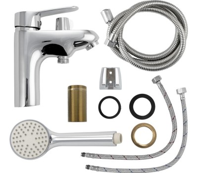 Смеситель для раковины BRIMIX 3545 Смеситель на раковину с переключением на душ , лейка , шланг и кронштейн в комплекте , ш