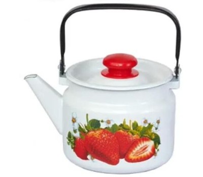 Чайник эмалированный ЛЫСЬВА 27104П2 Чайник эм. 2,0л Сочная клубника