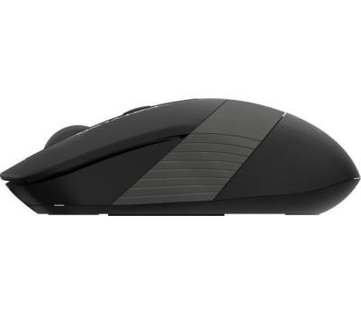 Мышь A4TECH Fstyler FG10 черный/серый оптическая (2000dpi) беспроводная USB