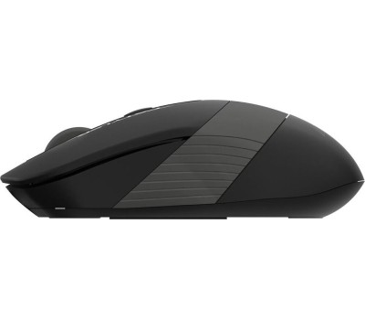 Мышь A4TECH Fstyler FG10 черный/серый оптическая (2000dpi) беспроводная USB