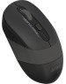 Мышь A4TECH Fstyler FG10 черный/серый оптическая (2000dpi) беспроводная USB