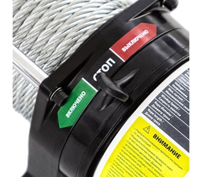 Лебедка автомобильная DENZEL Лебедка автомобильная электрическая LB- 3000, 3,6 т, 3,4 кВт, 12 В 52023