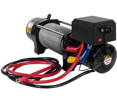 Лебедка автомобильная DENZEL Лебедка автомобильная электрическая LB- 3000, 3,6 т, 3,4 кВт, 12 В 52023